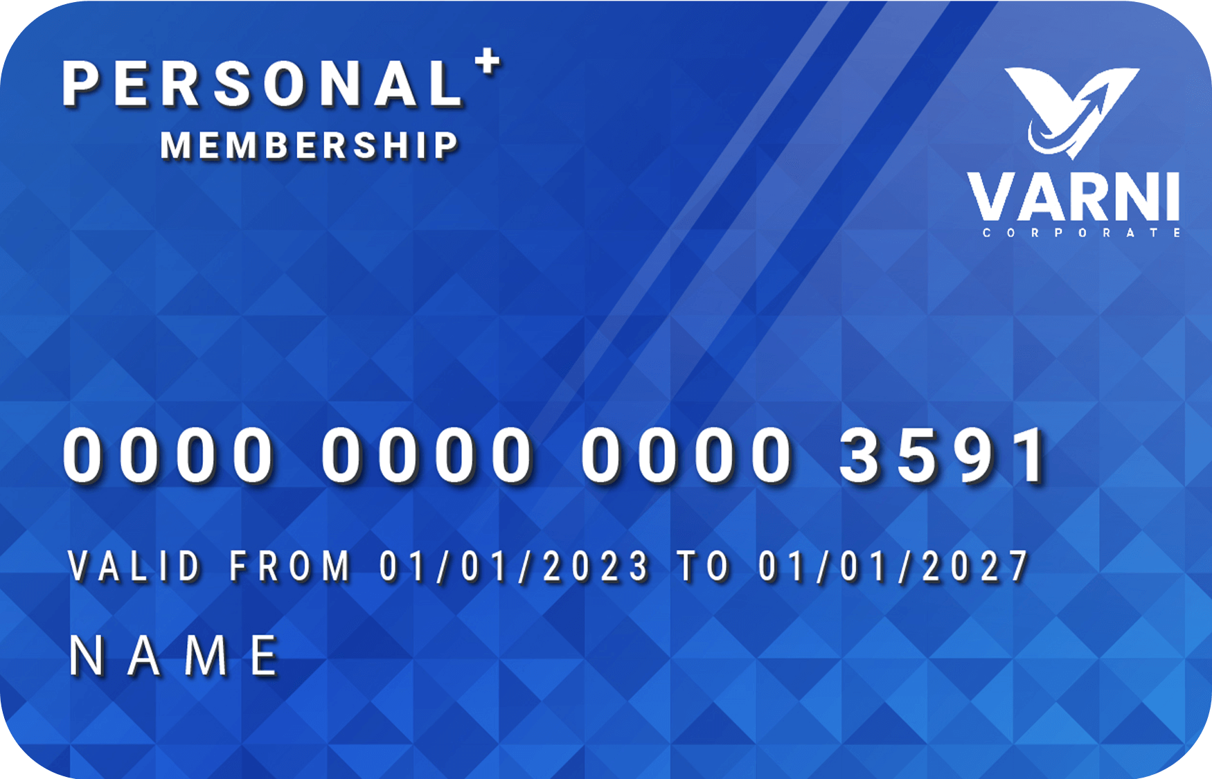 Personal+ membership card